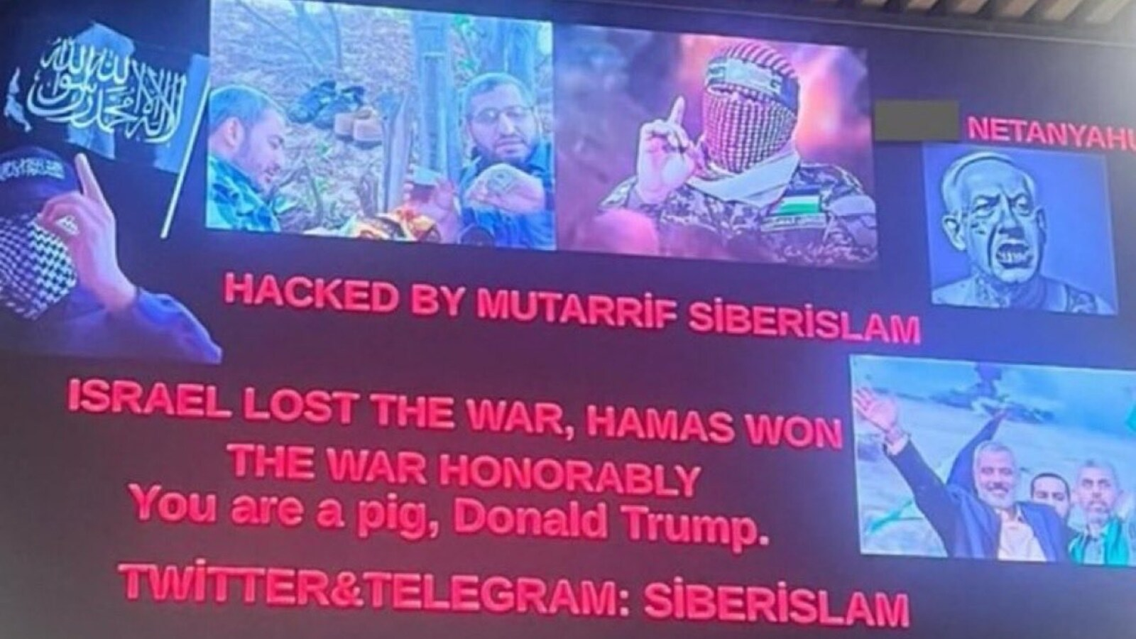 ‘F*** Trump’, ‘Israel lost the war’: Canada, US airports hacked with pro-Hamas messages | Video