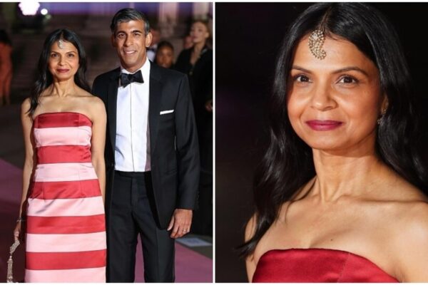 'What is this jugaad maangtika?' Internet isn't feeling Akshata Murty's 'American flag'-inspired look