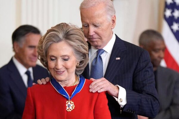 Biden awards Presidential Medal of Freedom to Hillary Clinton, Michael J. Fox, Denzel Washington and more