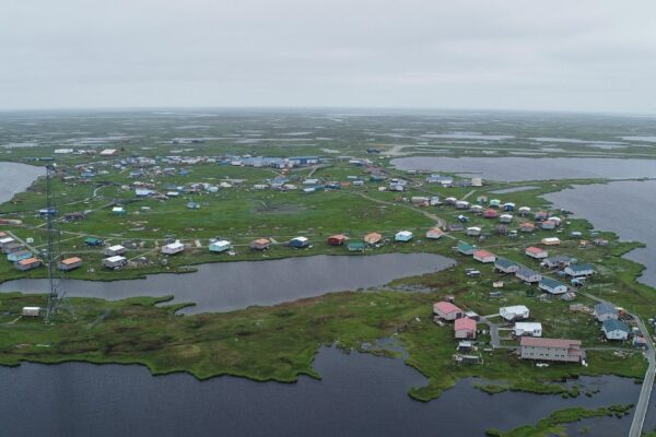 Alaskan evacuees describe fleeing their storm-ravaged coastal communities: "We're all thankful that we're all alive"