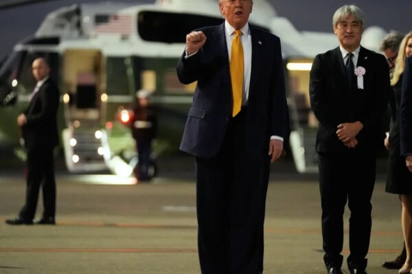 Trump to speak at summit in South Korea ahead of meeting with China's Xi Jinping