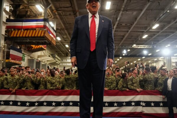 Trump says he could send "Army, Navy, Air Force, Marines" into U.S. cities "if it was necessary"