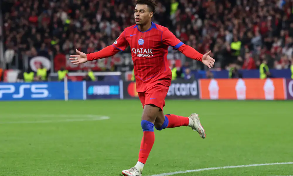 Desire Doue faces several weeks on the sidelines after suffering hamstring injury