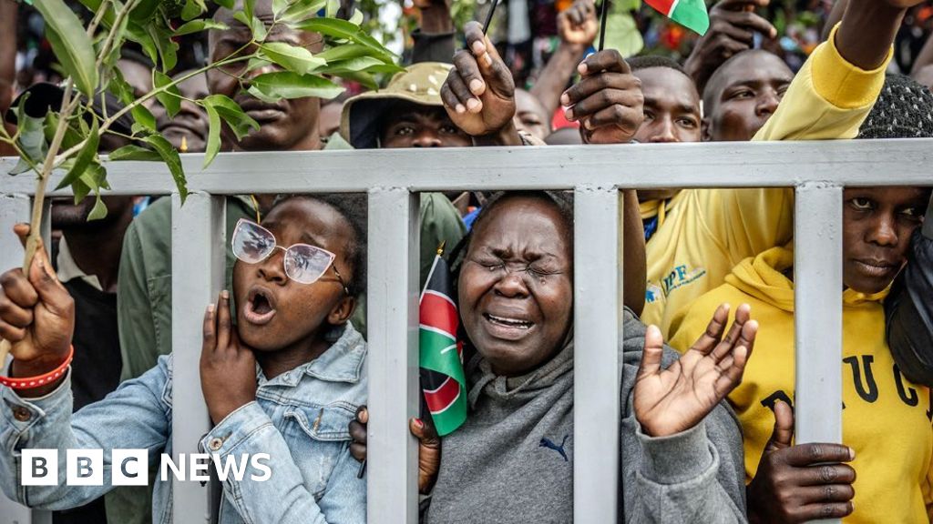 'We are orphans' cry Kenyan mourners