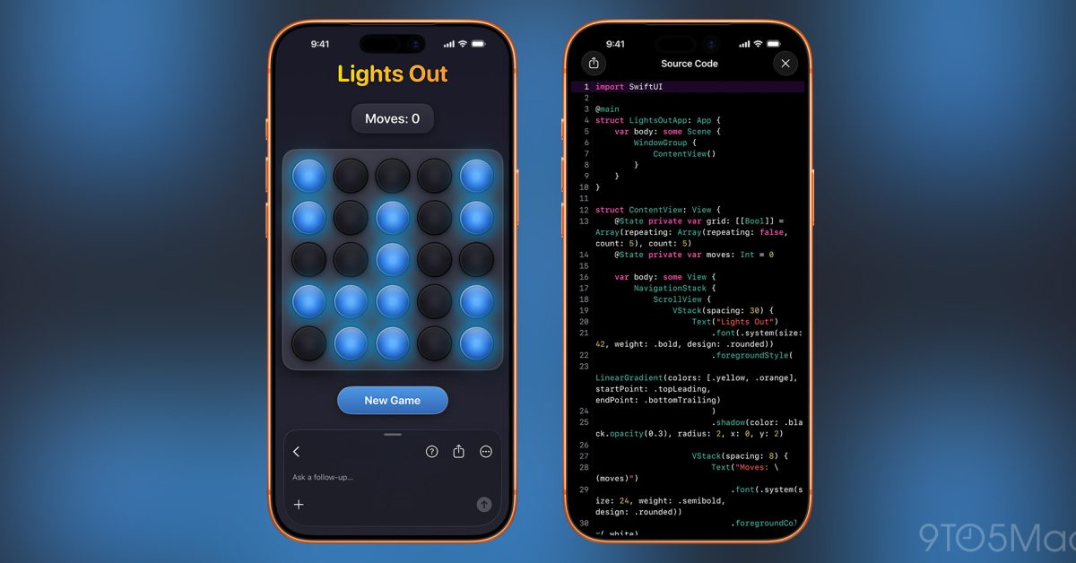 This vibe coding app develops SwiftUI apps right on your iPhone