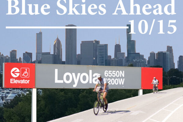 Blue Skies Ahead: Fashion Week, Chicago Architecture and After-Dark Halloween Parade