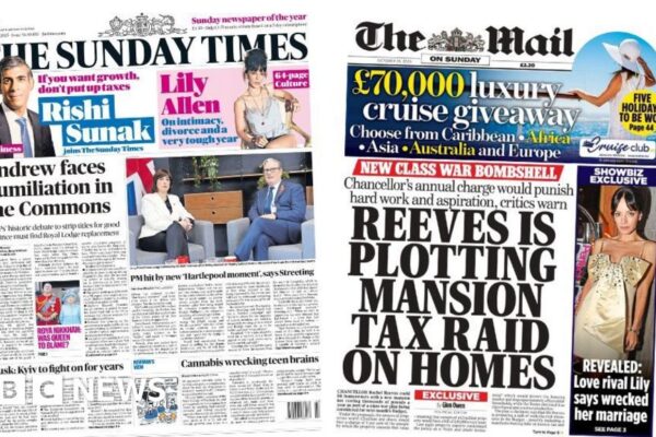 Andrew faces Commons 'humiliation' and 'Mansion tax raid'