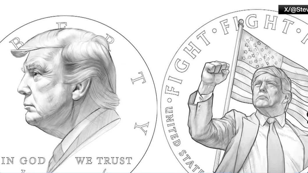 Checking the legality of putting Trump on a US coin
