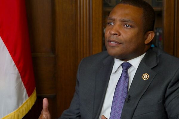 Democratic Rep. Don Davis won re-election in North Carolina’s only toss-up U.S. House race. (Spectrum News 1/Reuben Jones)