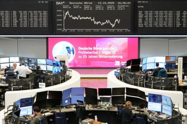 US stocks follow European shares lower, gold jumps as trade tensions heat up