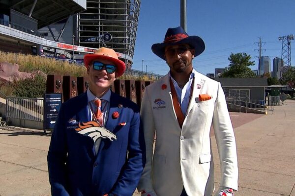 Broncos Brothers stand out among football fans in Denver with winning fashion