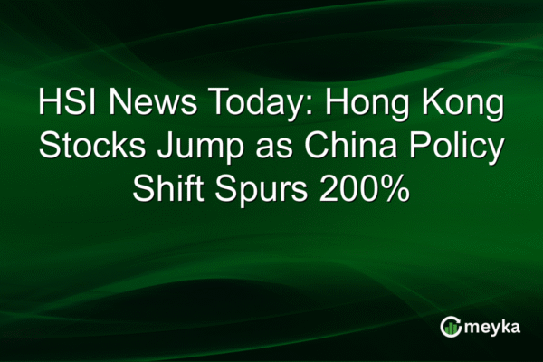 HSI News Today: Hong Kong Stocks Jump as China Policy Shift Spurs 200%