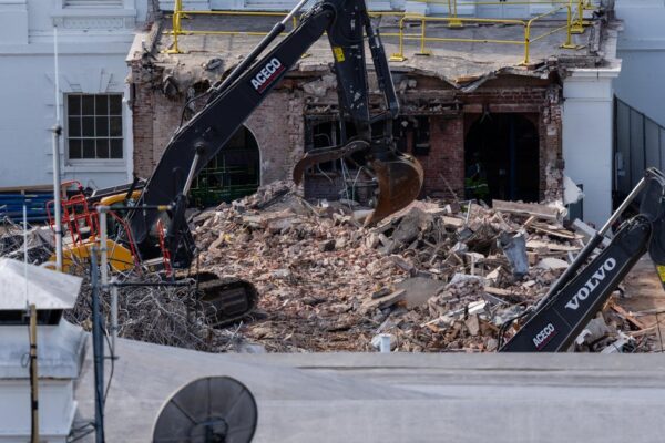 Trump says he'll donate "millions" to White House ballroom as East Wing demolition appears to be complete