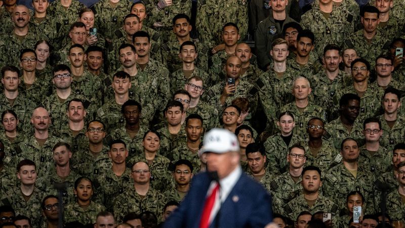 Fact check: 11 false claims Trump made to the troops in Japan