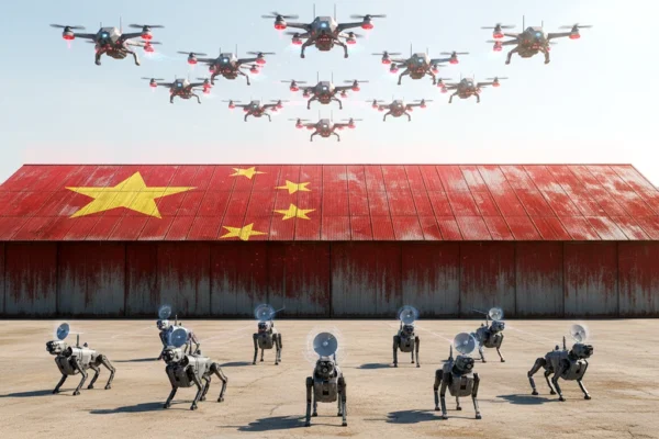 China’s DeepSeek Robot Dogs and AI Drone Swarms