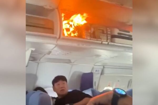 Battery fire breaks out on Air China flight