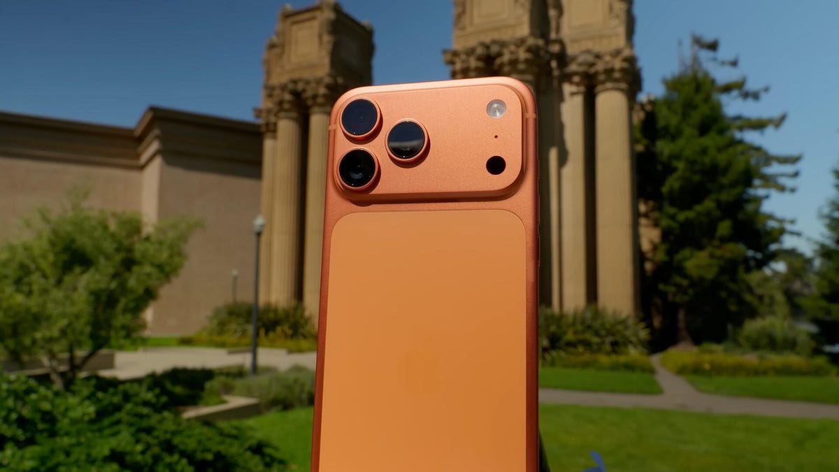 An iPhone 17 Pro