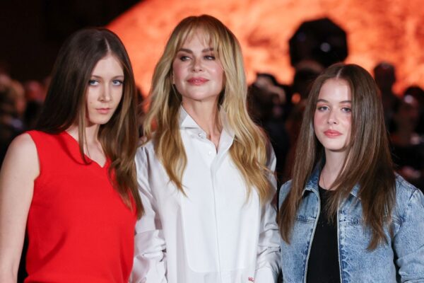 See Nicole Kidman Holding Hands with 2 Daughters at Fashion Show