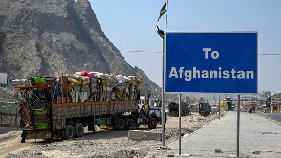 Pakistan-Afghanistan border clash live updates: 58 Pak soldiers dead, Islamabad shuts borders amid tensions File photo of Afghan refugees with their belongings waiting for deportation as they arrive in their trucks at the Pakistan-Afghanistan border in Torkham