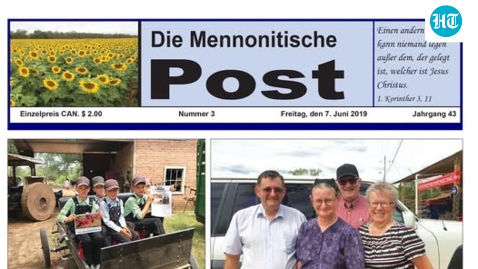 A German newspaper for Bolivian blondes