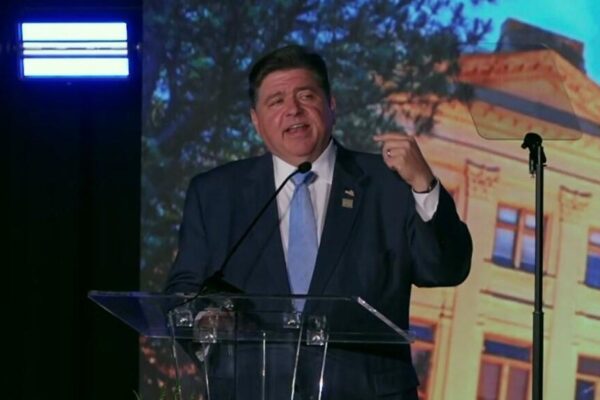 In Atlanta speech, Pritzker urges fellow Democrats to stand up to Trump's "authoritarian regime"