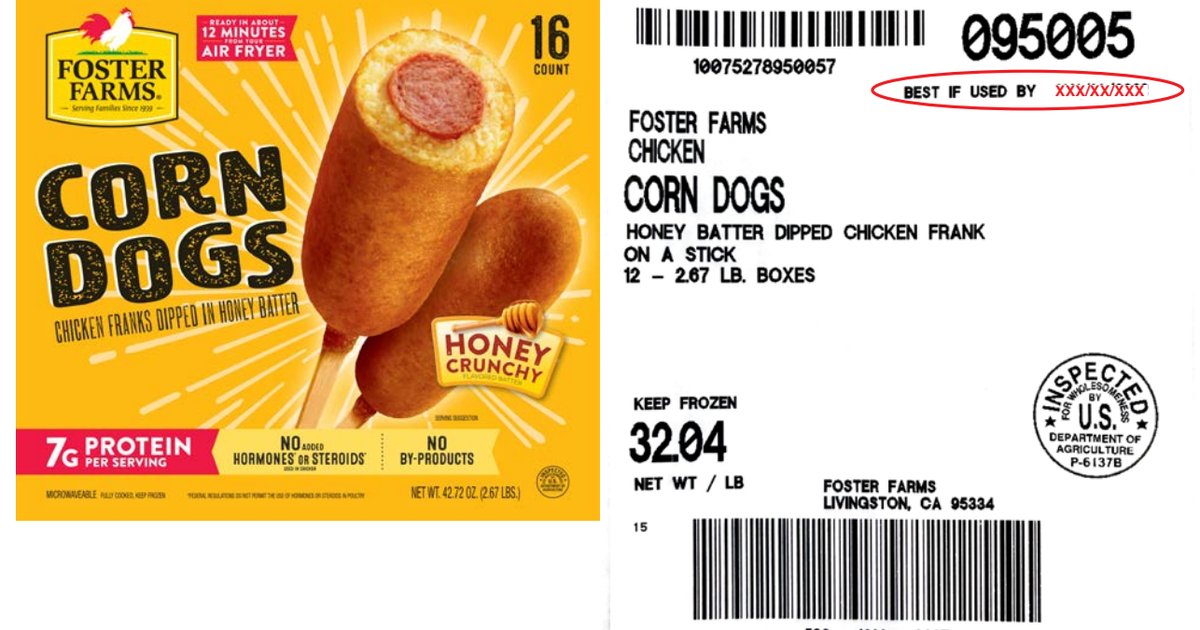 Foster Farms corn dogs recalled after wood was found in batter