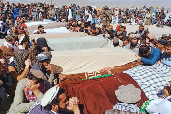 The strikes killed 10 people, according to Paktika officials. Pic: AP