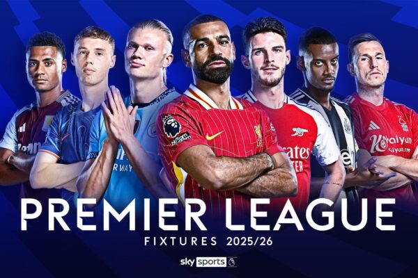 Premier League fixtures 2025/26