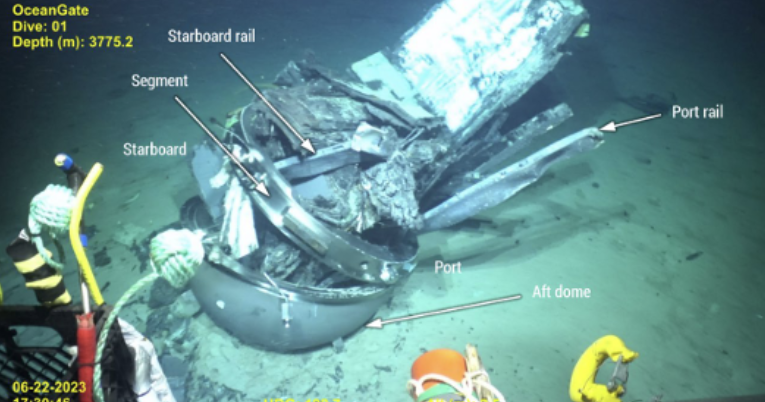 Titan submersible was damaged in previous dives before fatal implosion, NTSB finds