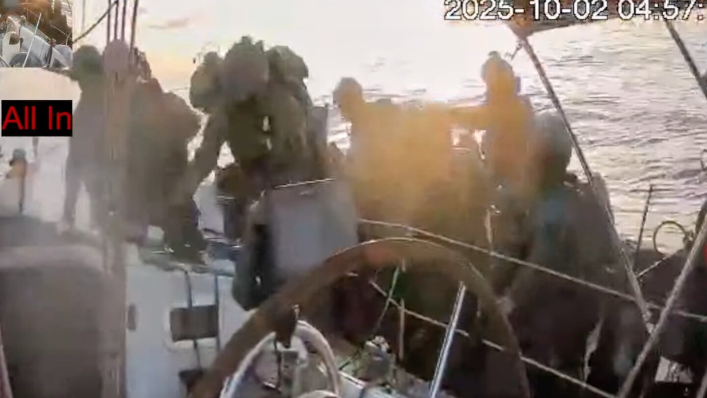 Israel intercepts some Gaza-bound flotilla boats but others nearing coast, activists say