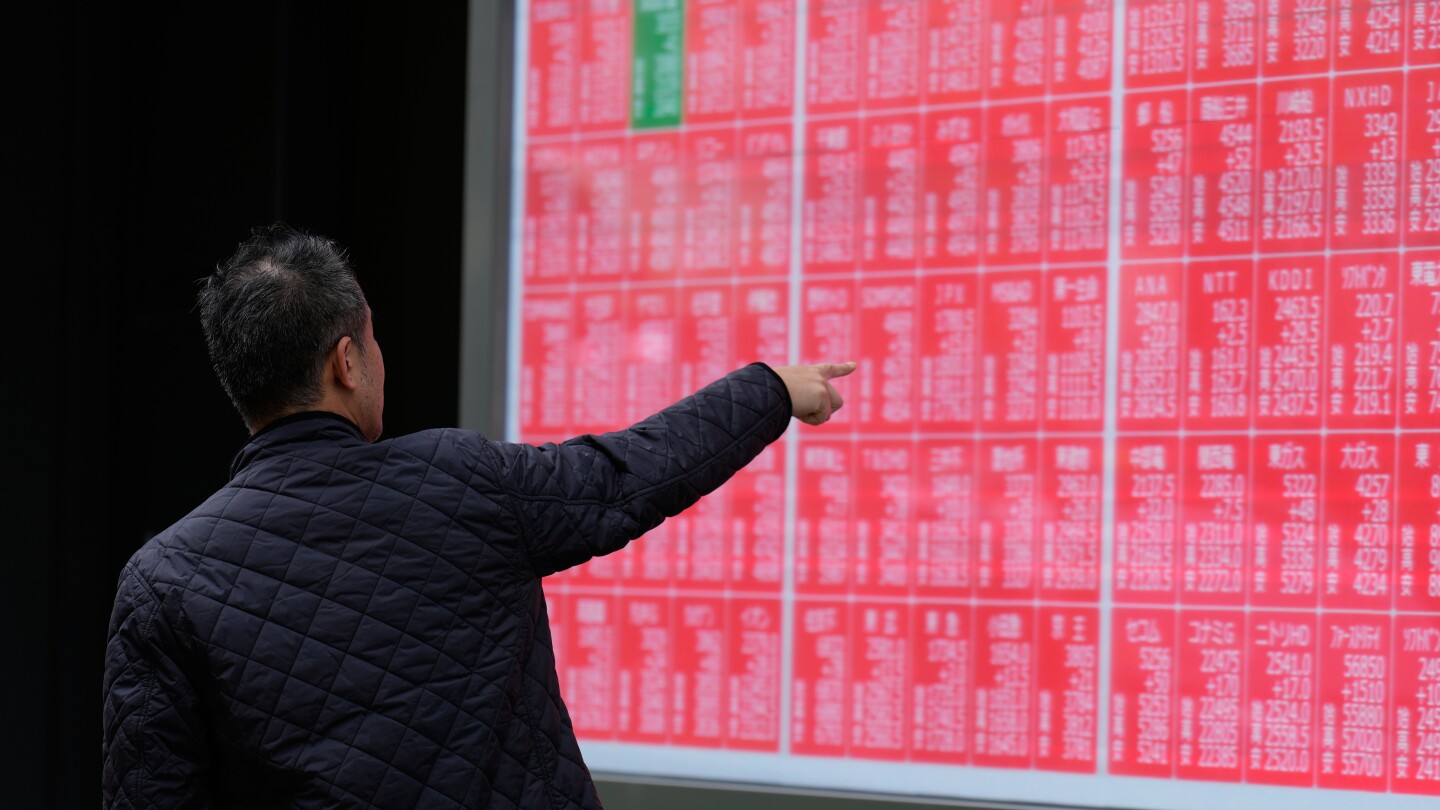 Asian shares are mixed ahead of Trump's talks with Chinese leader Xi