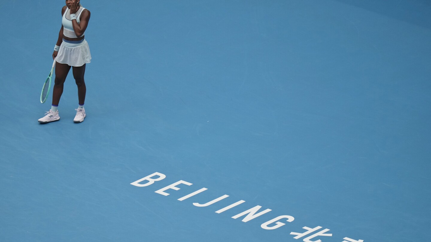 Coco Gauff loses to Amanda Anisimova in China Open semifinals