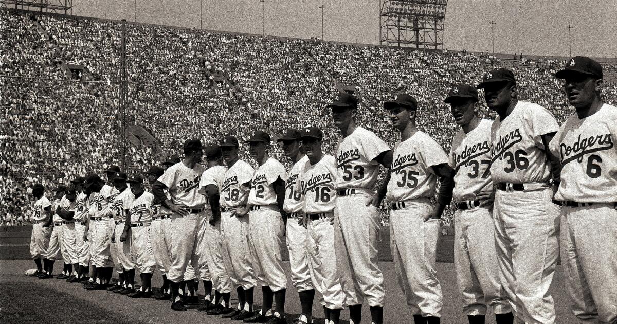 The day the Dodgers attracted the most A-list celebrities in history — 67 years ago
