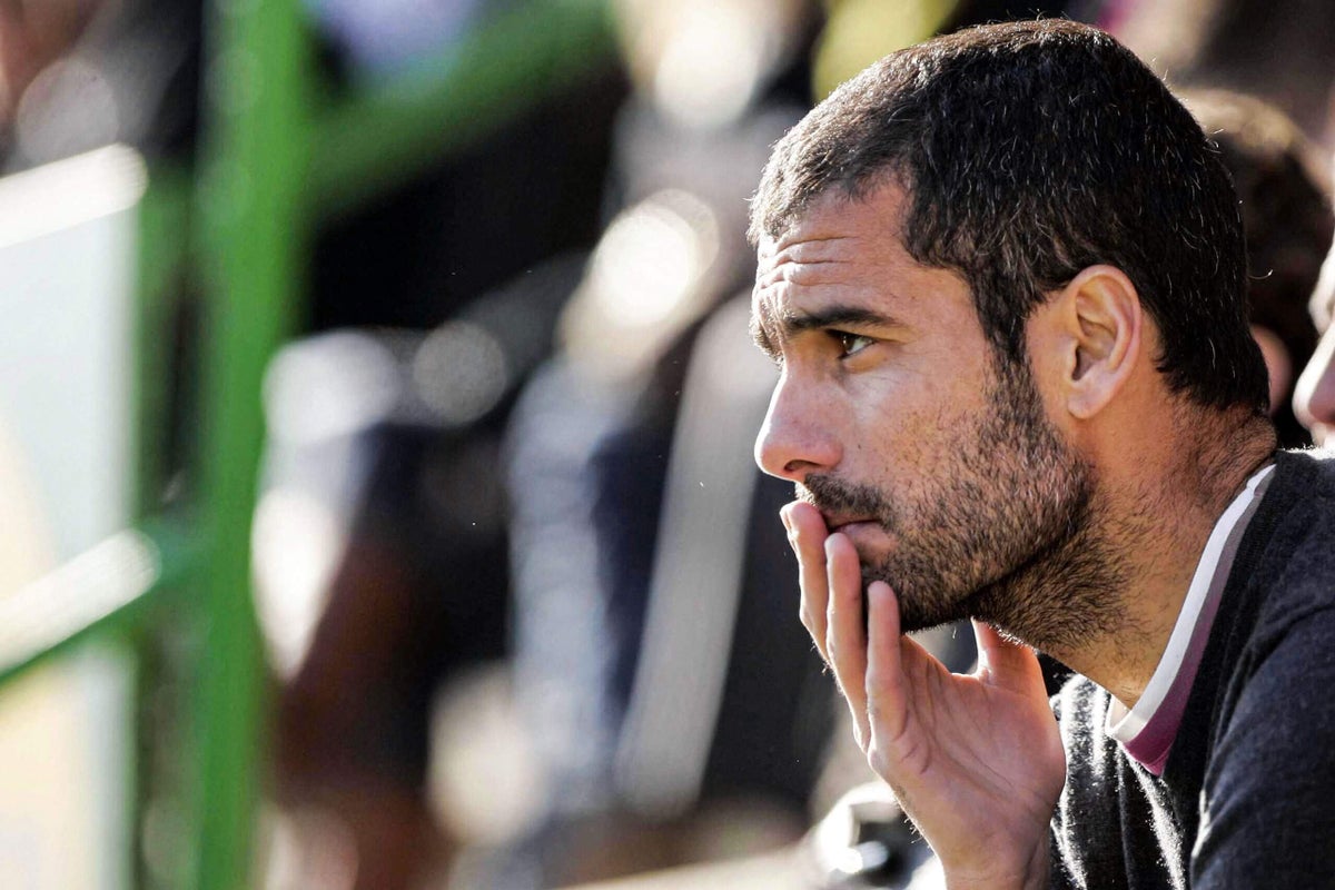 Pep Guardiola’s first game as a manager: ‘It was tough, he came down to the mud’