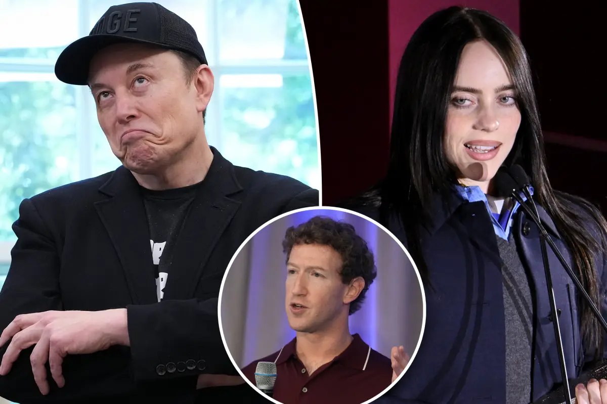 Billie Eilish blasts 'pathetic' Elon Musk after calling out billionaire Mark Zuckerberg