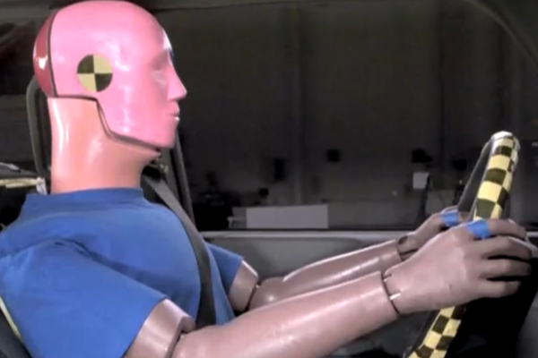 U.S. unveils new female crash test dummy, says it could be used for federal safety testing