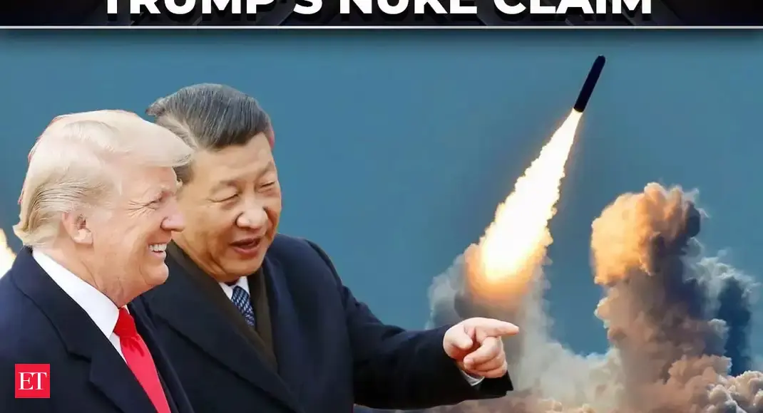 ‘We never broke the moratorium’: China denies Trump’s explosive nuclear test allegation - The Economic Times Video