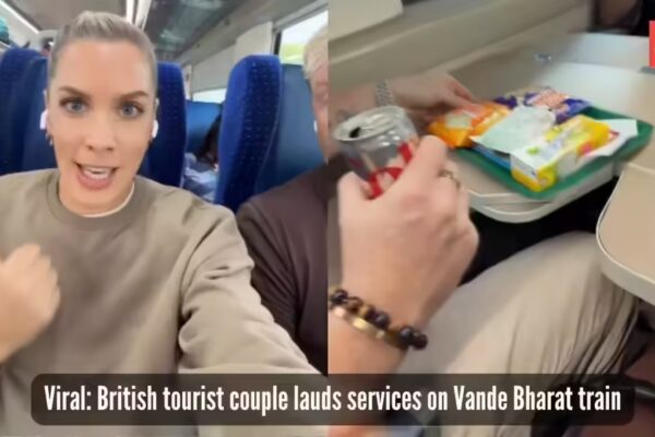 UK couple praises affordable fares and food on India’s Vande Bharat; social media reacts warmly |