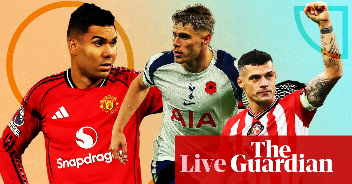 Tottenham v Manchester United buildup, Premier League and WSL news – matchday live | Football