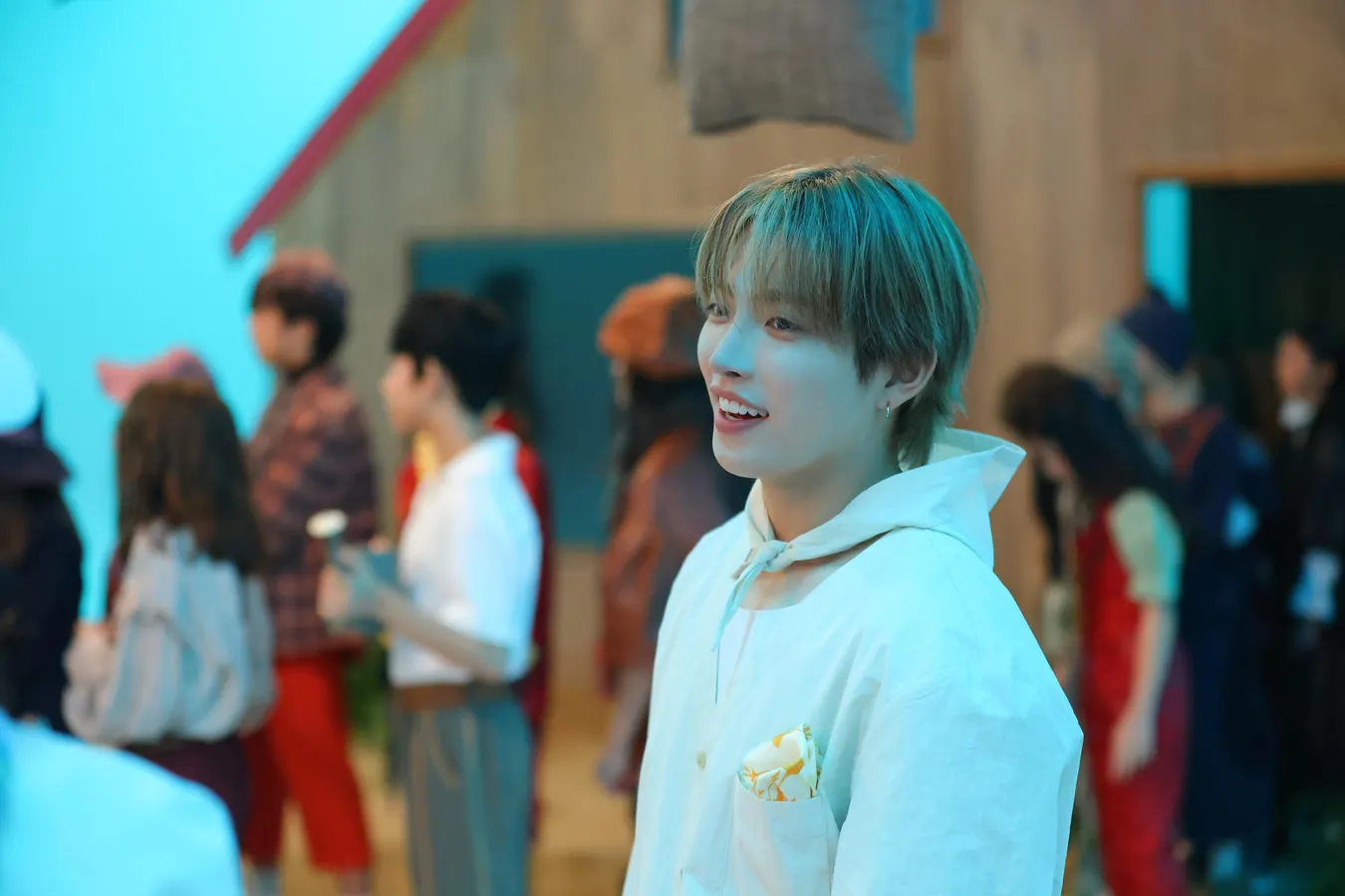 ATEEZ's Hongjoong Shows His Fashion Style Through Film 'Petit Coussin'