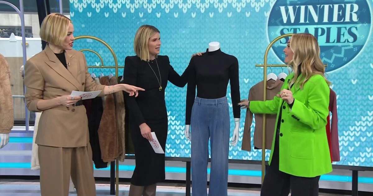 Turtlenecks, Wide Leg Jeans, More