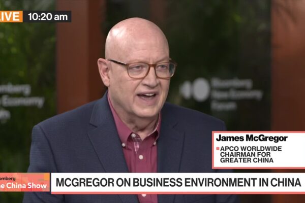 APCO Worldwide's McGregor: China Has Advantage on Trade