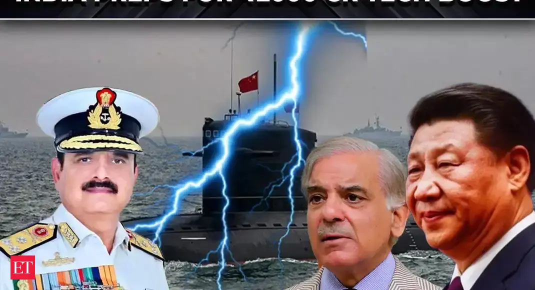 ‘Fully aware & ready’: Navy tracks China-Pak submarine moves, fastracks ₹1,500 cr tech upgrade - The Economic Times Video