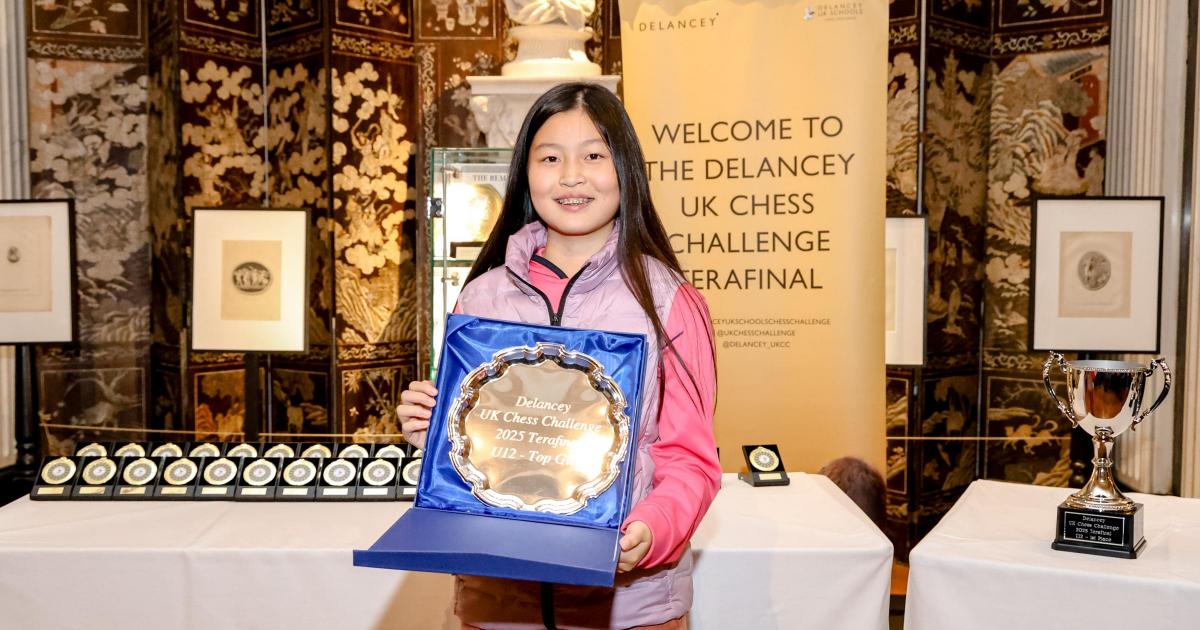 Bromley girl wins Delancey UK Chess Challenge Terafinal