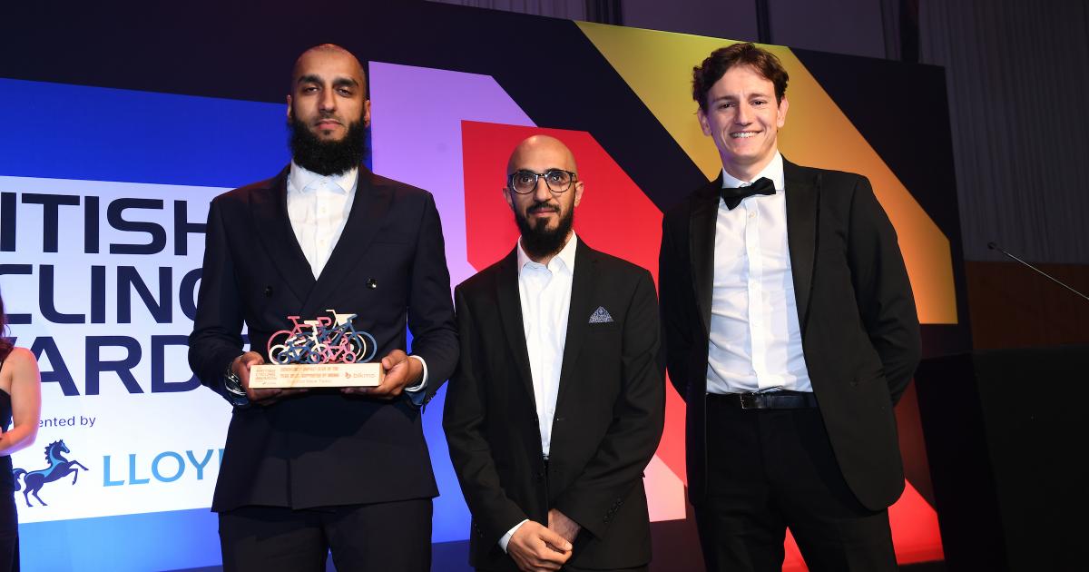 London club honoured to be recognised at British Cycling Awards.