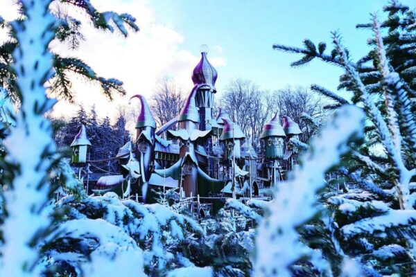Northumberland in best UK Christmas light trails, by The Times