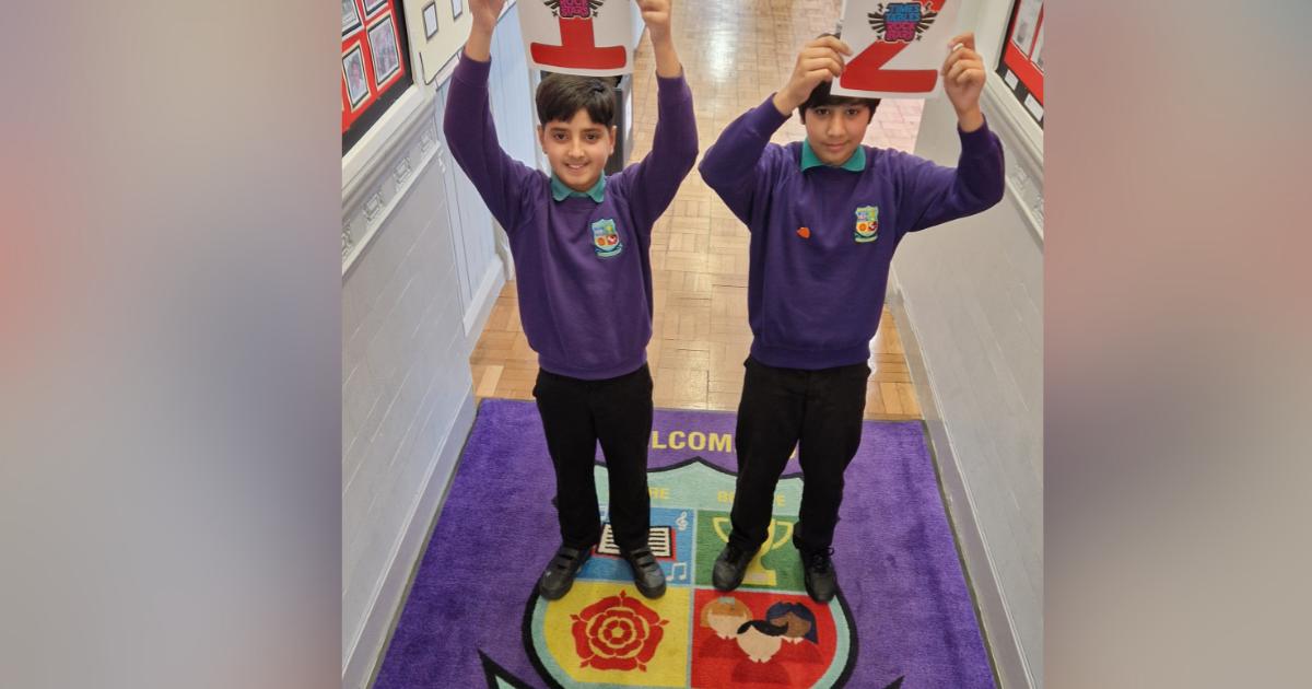 Lancashire pupils take top spots in times tables competition