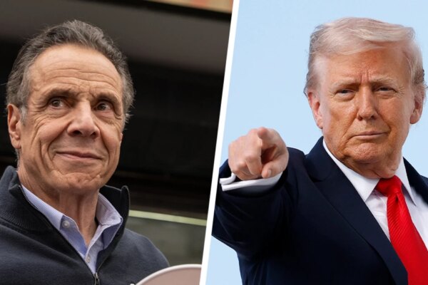 Donald Trump endorses former Gov. Andrew Cuomo for New York City mayor