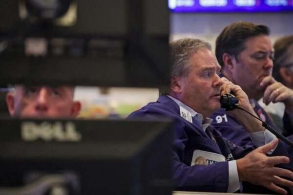 Stocks, crypto fall after CEOs raise fears of a market pullback