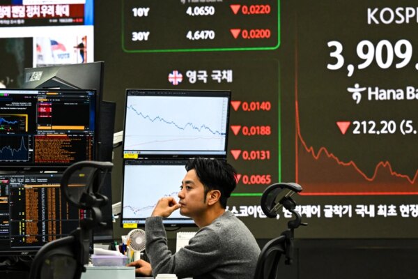 International stocks slide as concerns about AI and tech company values spread